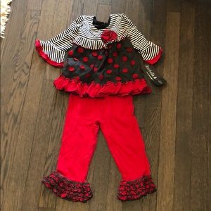 Isobella & Chloe Girls Matching Set NWT